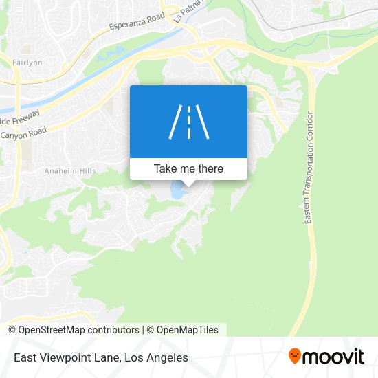 East Viewpoint Lane map