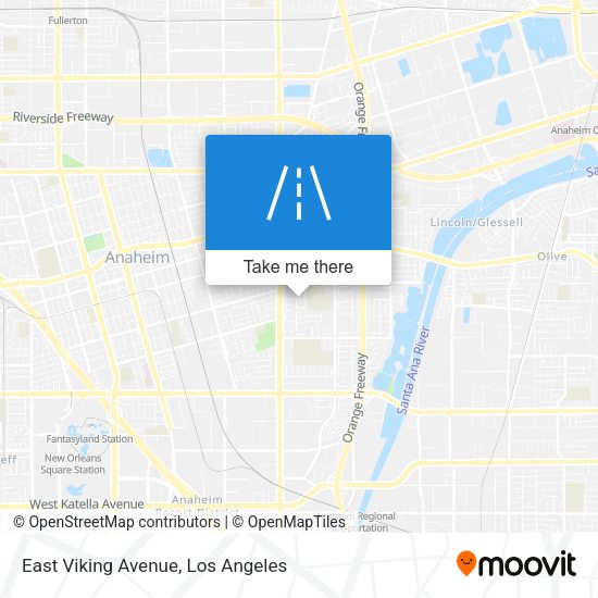 East Viking Avenue map