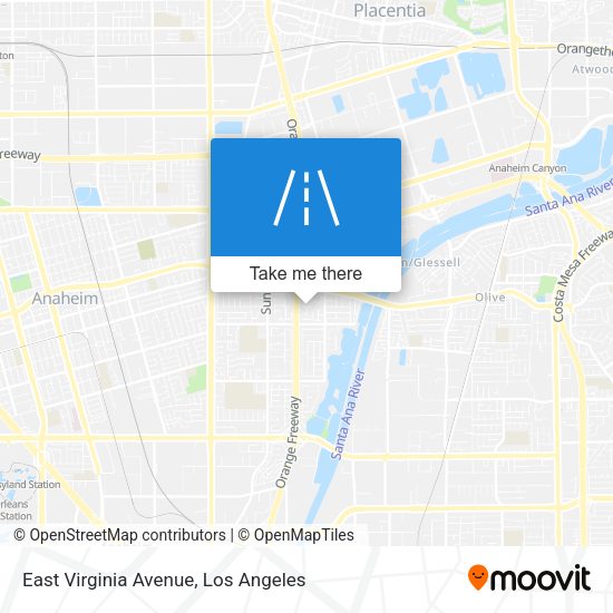 Mapa de East Virginia Avenue