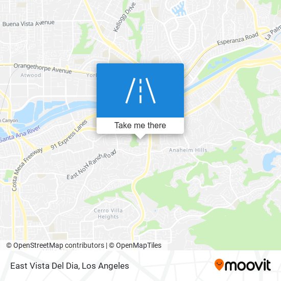 East Vista Del Dia map