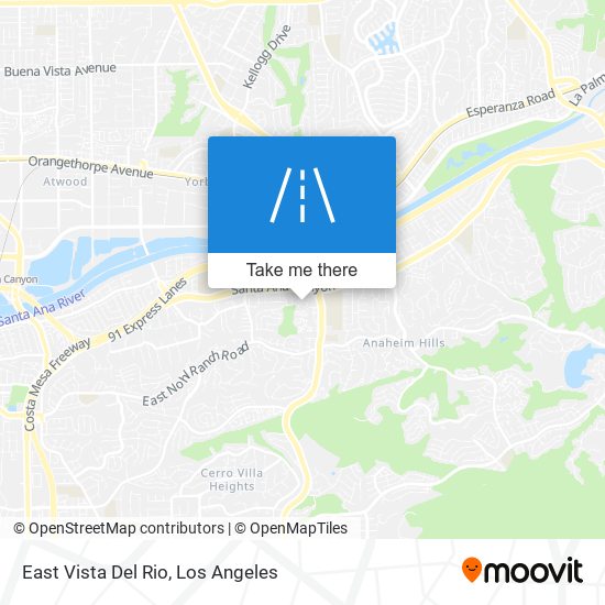 Mapa de East Vista Del Rio