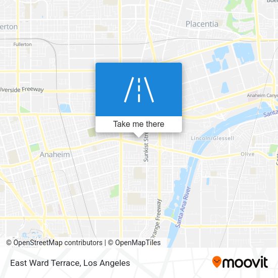 East Ward Terrace map