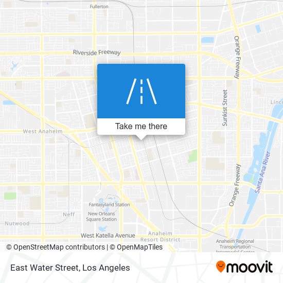 East Water Street map