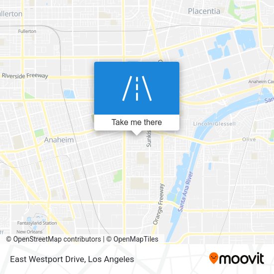 Mapa de East Westport Drive