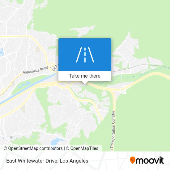 East Whitewater Drive map