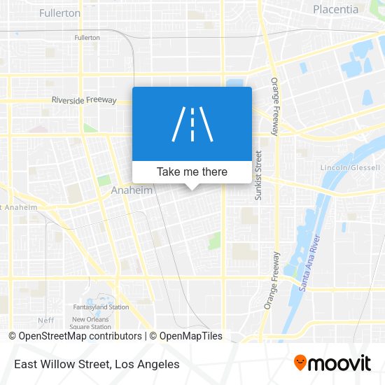 Mapa de East Willow Street