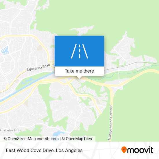 East Wood Cove Drive map