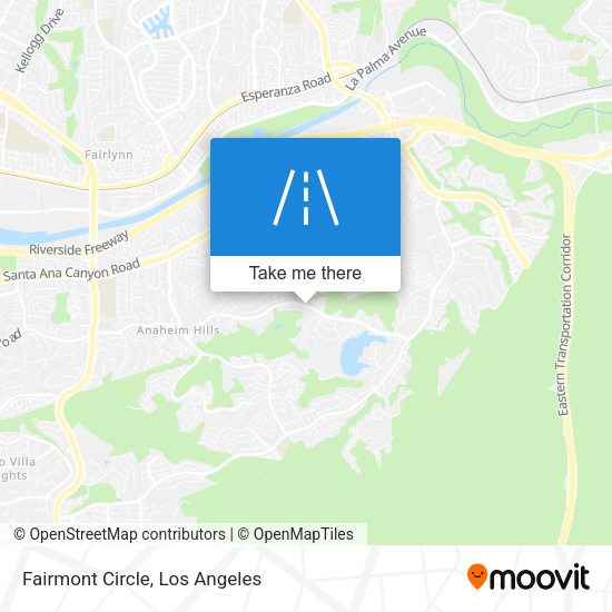 Mapa de Fairmont Circle