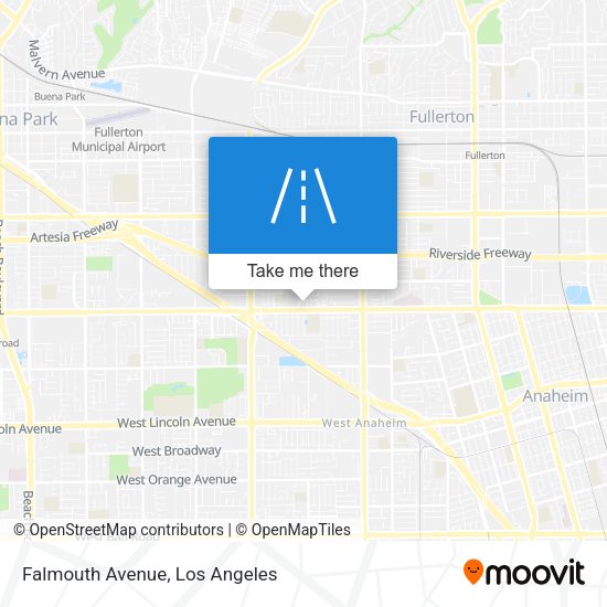 Mapa de Falmouth Avenue