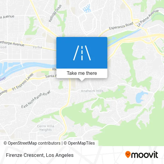 Firenze Crescent map