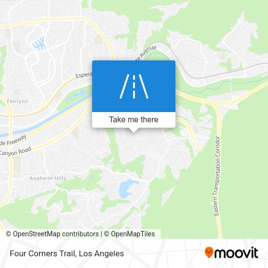 Four Corners Trail map