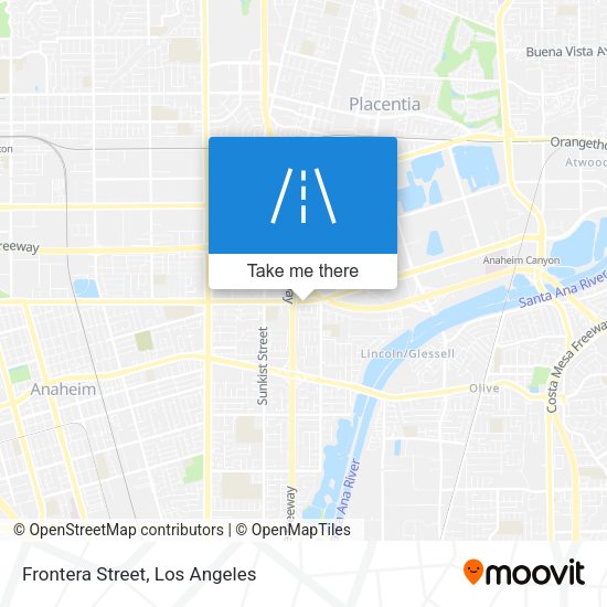 Mapa de Frontera Street