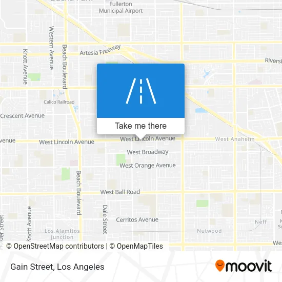 Gain Street map