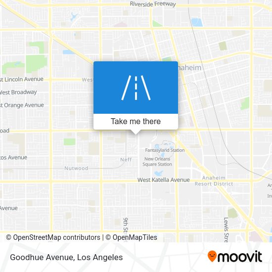 Mapa de Goodhue Avenue