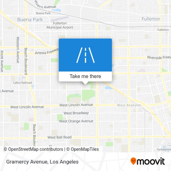 Mapa de Gramercy Avenue