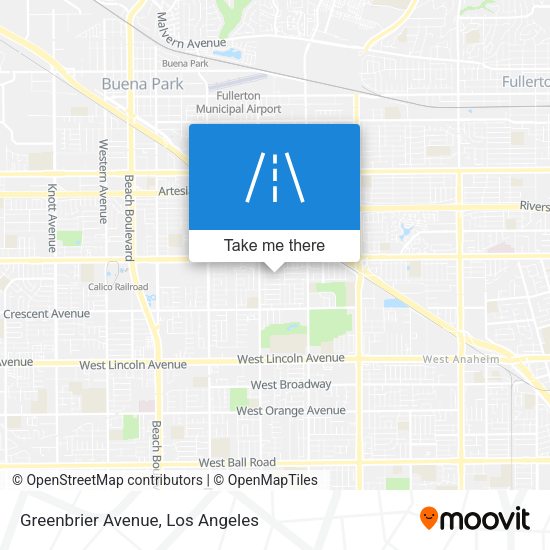 Greenbrier Avenue map