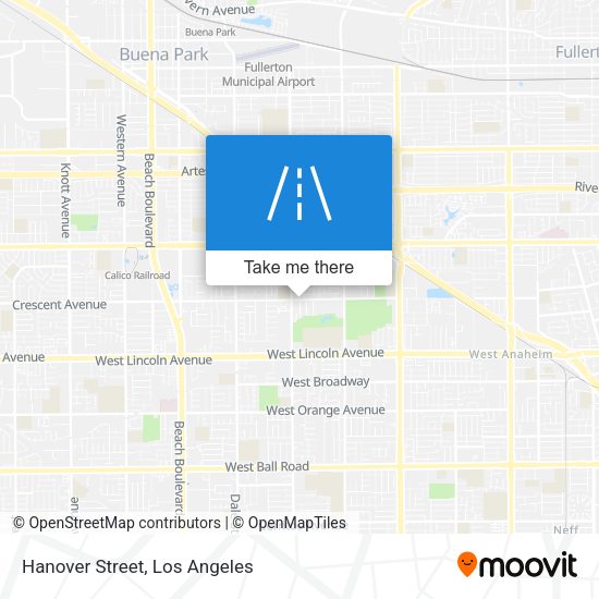 Mapa de Hanover Street