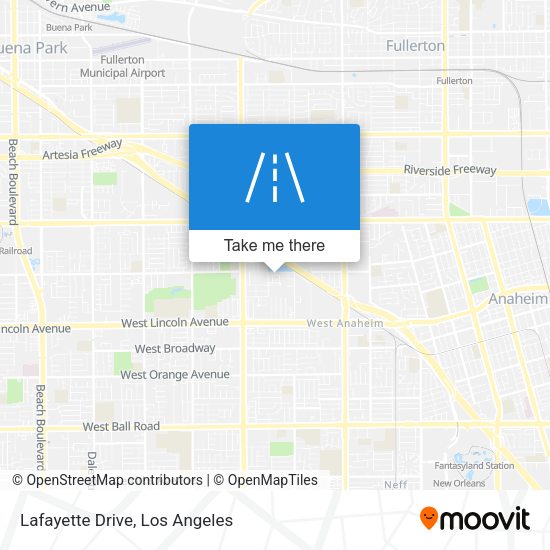 Lafayette Drive map
