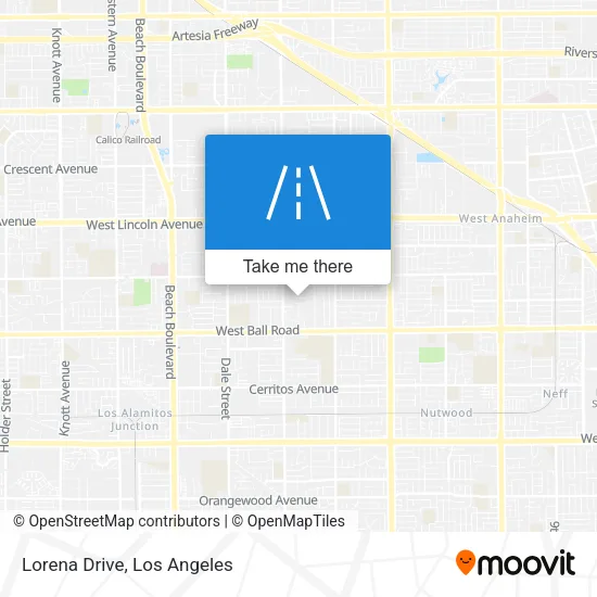 Lorena Drive map