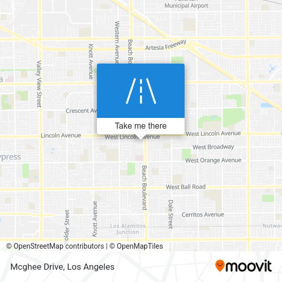 Mapa de Mcghee Drive