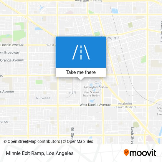 Minnie Exit Ramp map