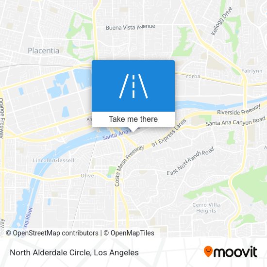 North Alderdale Circle map