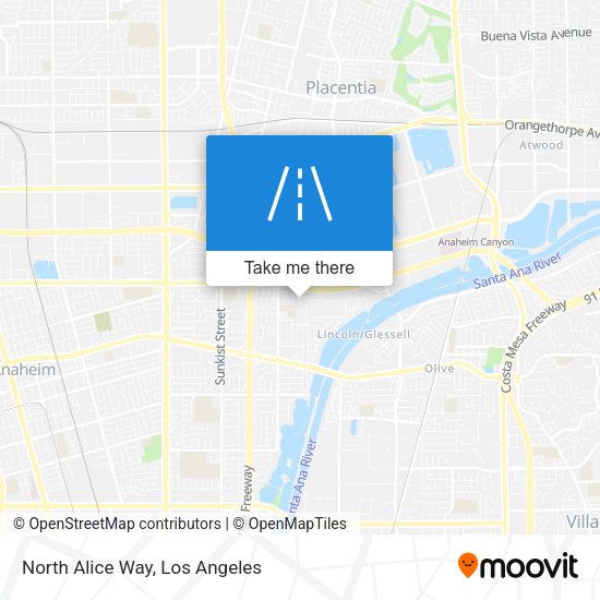 Mapa de North Alice Way