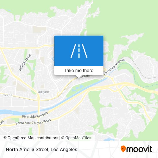 North Amelia Street map