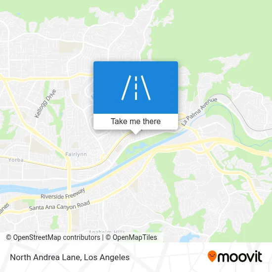 North Andrea Lane map