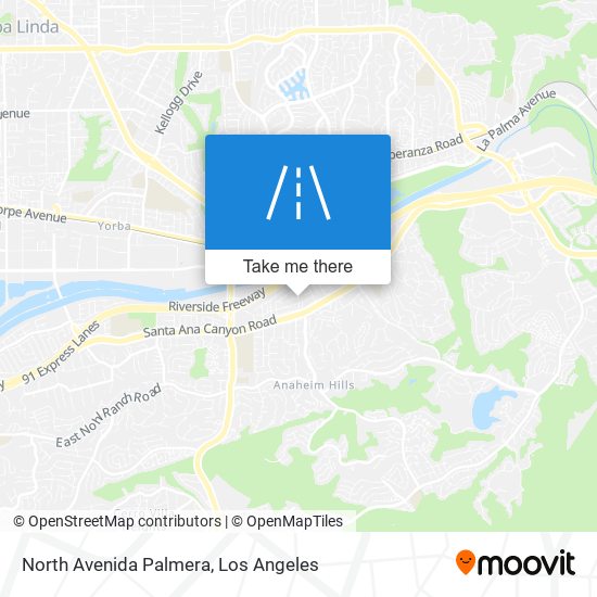 North Avenida Palmera map