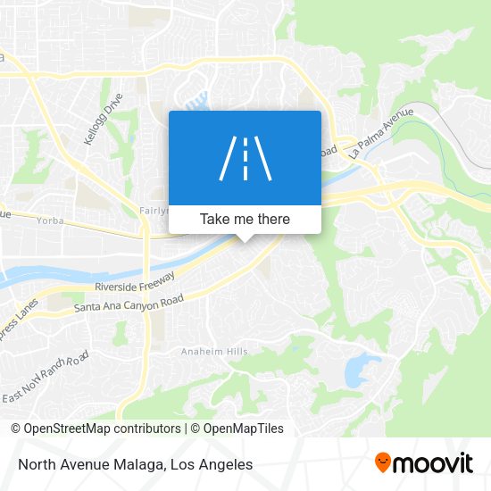 North Avenue Malaga map