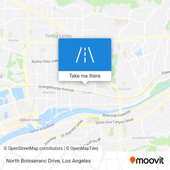 North Boisseranc Drive map