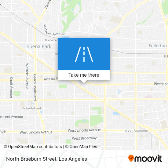 North Braeburn Street map