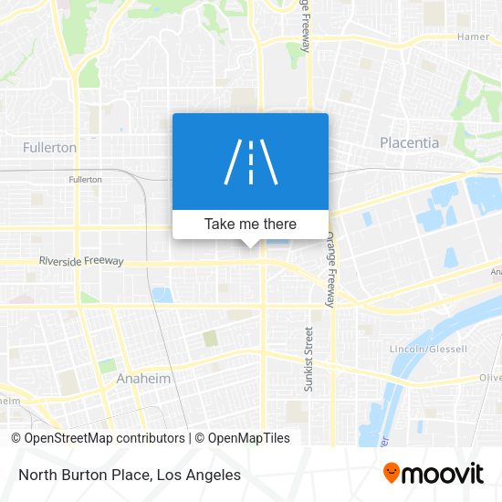 North Burton Place map
