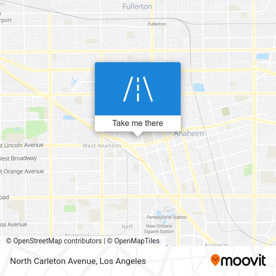 North Carleton Avenue map