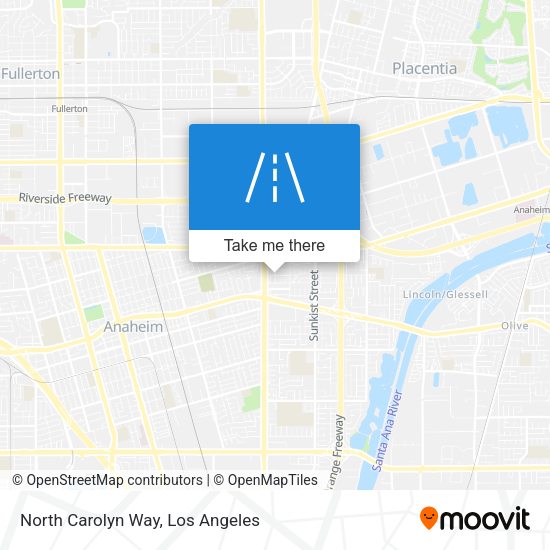 Mapa de North Carolyn Way