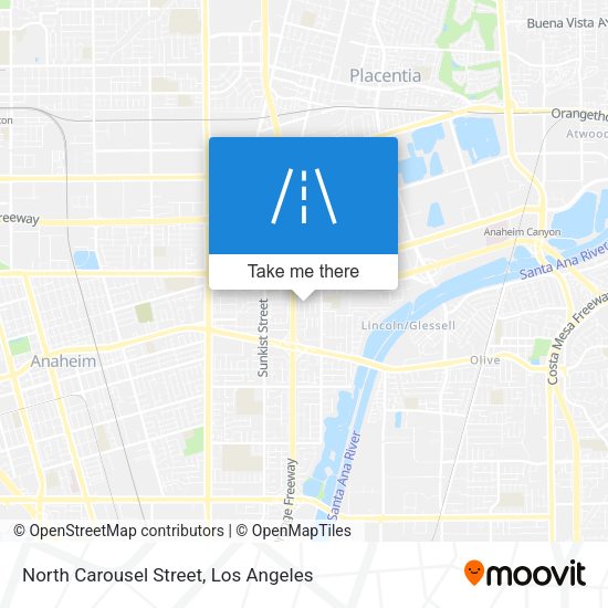 North Carousel Street map