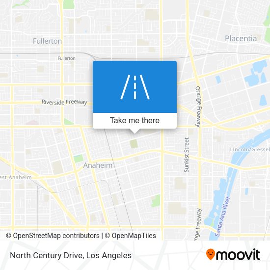 North Century Drive map