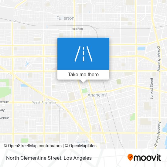 North Clementine Street map