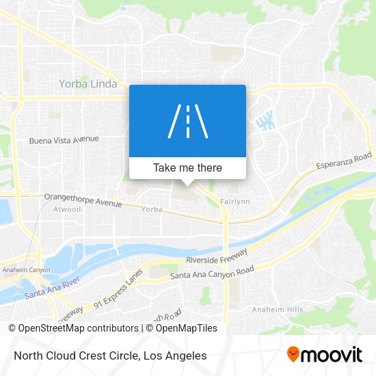 Mapa de North Cloud Crest Circle