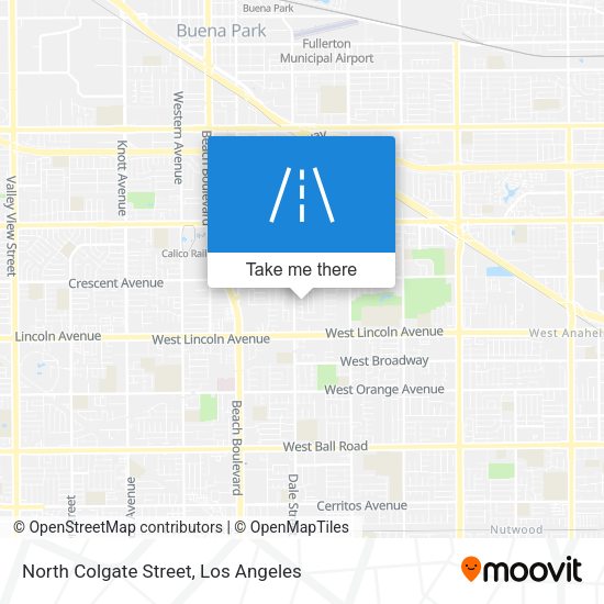 North Colgate Street map
