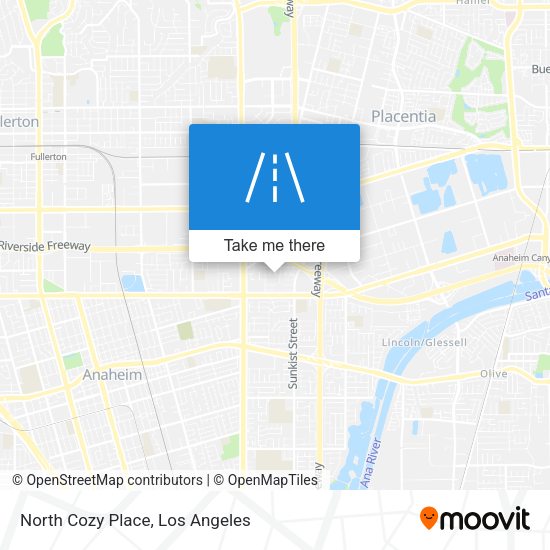 Mapa de North Cozy Place