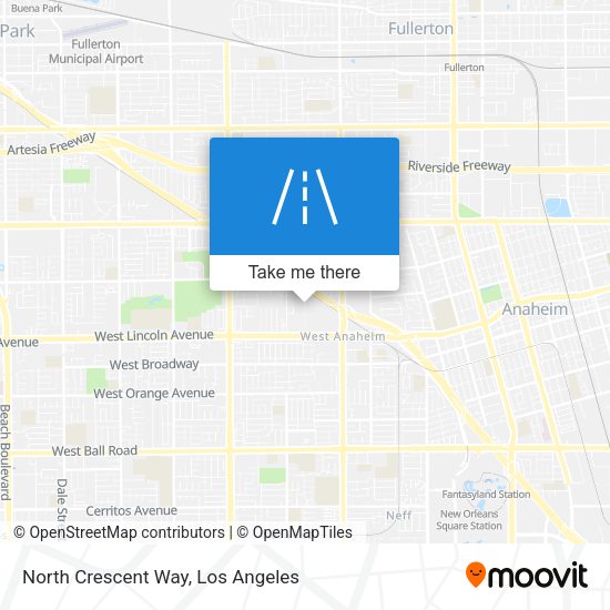 Mapa de North Crescent Way