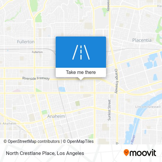 Mapa de North Crestlane Place