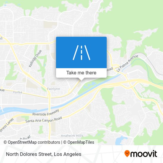 Mapa de North Dolores Street