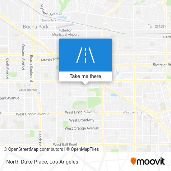 North Duke Place map