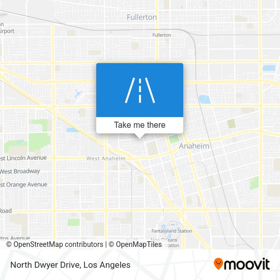 Mapa de North Dwyer Drive