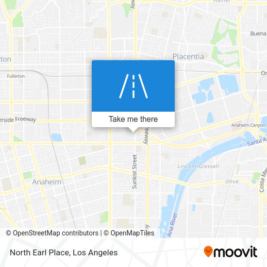 North Earl Place map