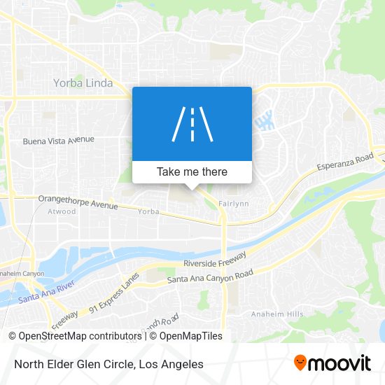 Mapa de North Elder Glen Circle