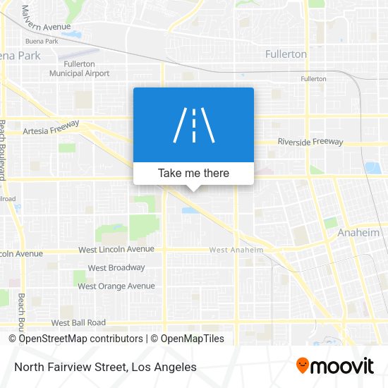 Mapa de North Fairview Street